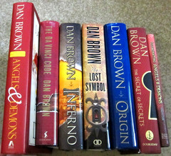 Dan Brown book lot- The entire Langdon Robert series- 6 novels plus Guidebook !