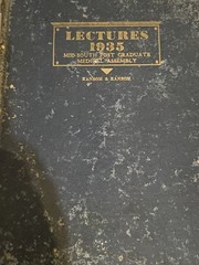 „Lectures 1935, Mid-South Post Graduate Medical Assembly” by Ransom & Ransom