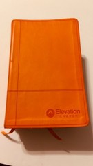 Lot Of 3 Elevation Church Holy Bibles Zondervan NIV: Leathersoft Orange