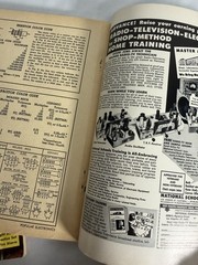 Vtg Popular Electronics Magazine October 1954 1st Issue. Feb 1955 Poor Condition