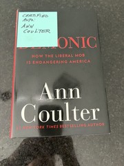 Signed Ann Coulter Demonic 1st Edition #429/1000 Limited HC Autographed COA
