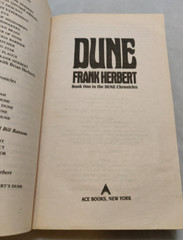 Dune by Frank Herbert MM Paperback Ace 1990 John Schoenherr Variant Art