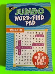 Kappa Jumbo Word-Find Pad Digest Puzzle Book Vol #186