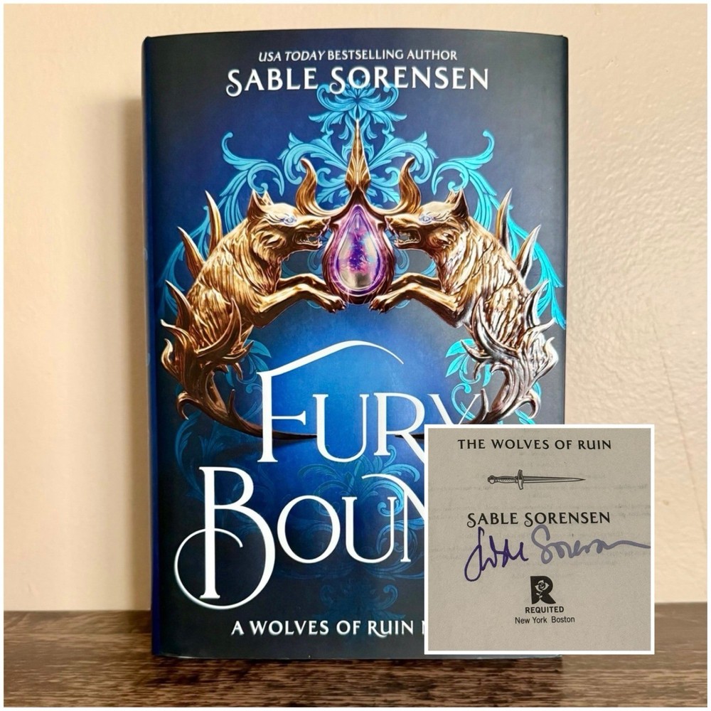 Fury Bound Sable Sorensen Deluxe Limited Edition Hand Signed Wolves Of Ruin New