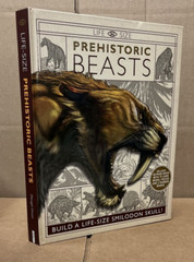 Life Size Prehistoric Beasts Inc 48 pg bk, w/75 model pcs and 2 rubber bands