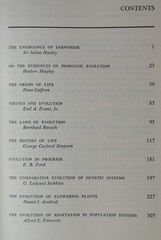 Evolution After Darwin The University Of Chicago Centennial 3 Volume HB 1960