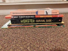 Kids Books Lot of 8 DINOSAURS SNAKES MONSTERS SPIDERS Fiction & NF Scholastic
