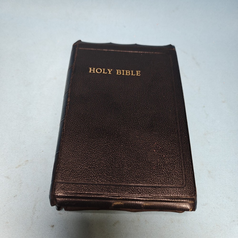 Holy Bible Red Letter National Bible Press Leather