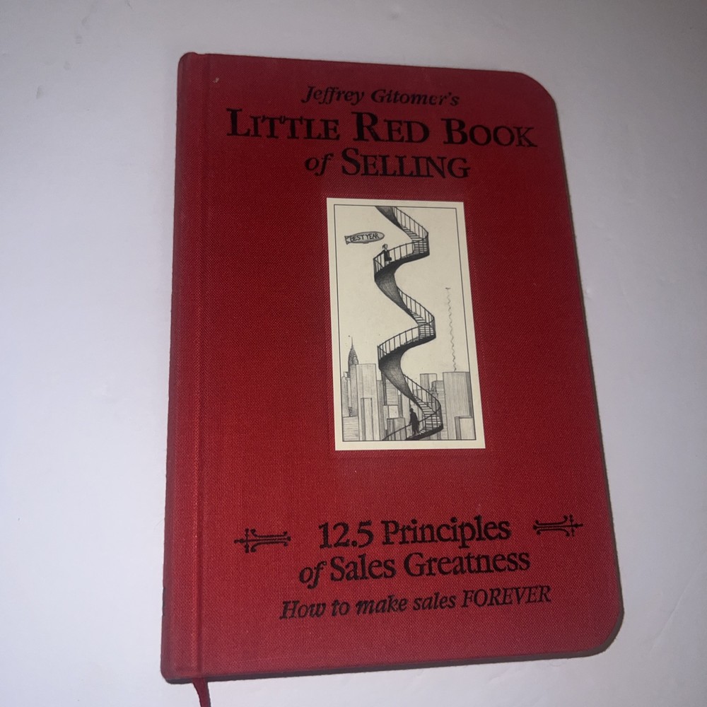 Little Red Book Of Selling -Jeffrey V Gitomer’s Hardcover 2009 Collectible