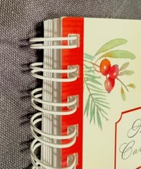 Hallmark Spiral Notebook Holiday Card List — Handy 80+ Pages — Decorative Cover