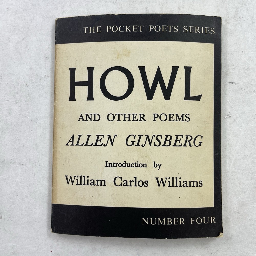 Howl and Other Poems by Allen Ginsberg 1959 24th Printing Pocket Poets Series