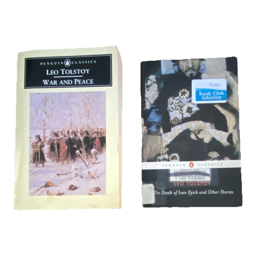 Penguin Classics Leo Tolstoy War and Peace & Death of Ivan Ilyich Paperback
