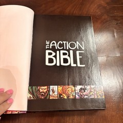 The Action Bible God’s Redemptive Story HC 2010 Sergio Cariello Illustrated