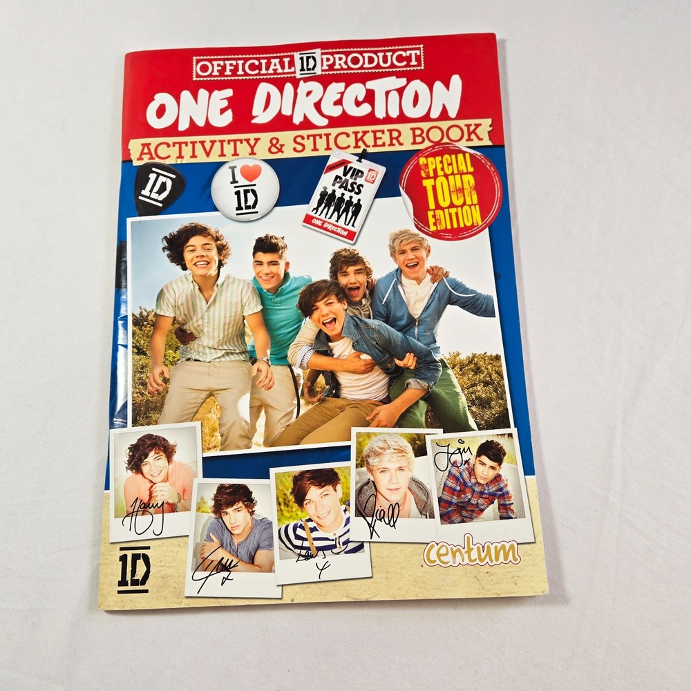 Official One Direction Activity Sticker Book Special Tour Edition Harry Styles
