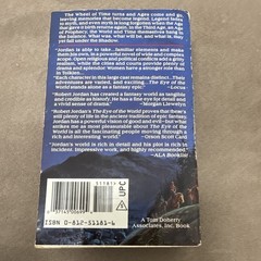 Robert Jordan The Eye of the World Wheel of Time Paperback Epic Fantasy Tor