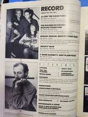 January 1984 Record Magazine * Duran Duran * Herbie Hancock * Richard Thompson