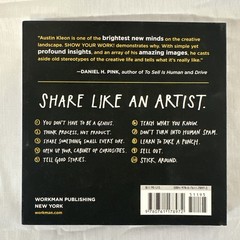 Show Your Work! By Austin Kleon Creative Success Marketing Paperback Like New
