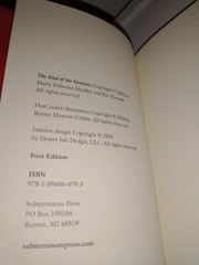 SIGNED Numbered First Maria Dahvana Headley & Kat Howard The End of the Sentence