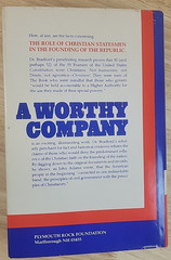 A Worthy Company M. E. Bradford First Edition 1982 HC