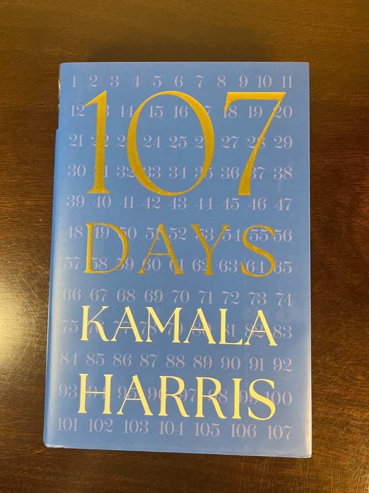 SIGNED Kamala Harris 107 Days BOOK 1st Edition Vice President Autographed NEW