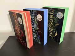 The Aurelian Cycle Fireborne Flamefall Furysong Walmart exclusive paperbacks