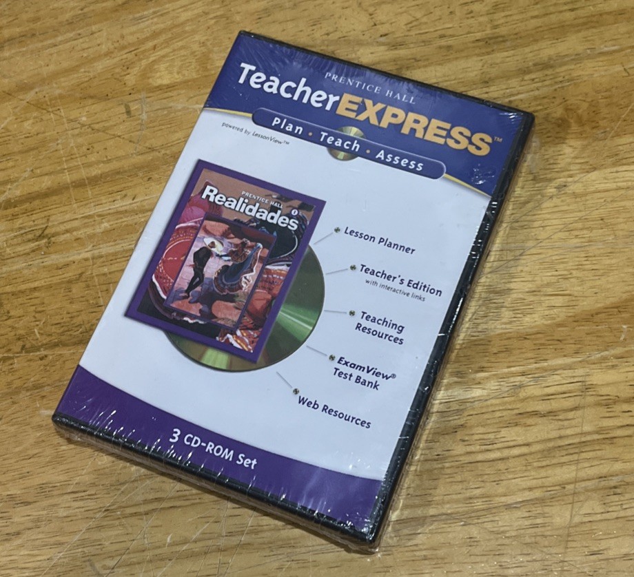 Teacher Express 3 CD-ROM Set REALIDADES 1 By Prentice Hall Brand New Sealed