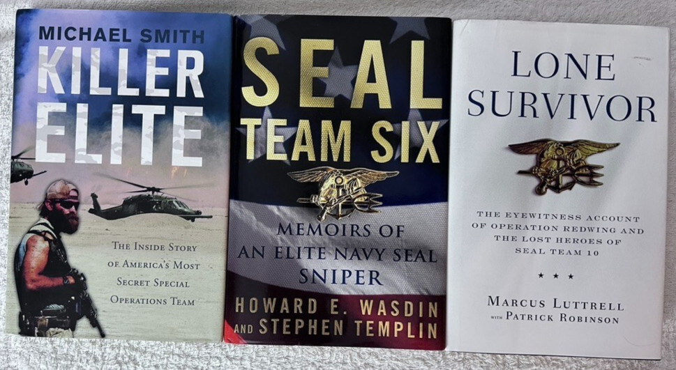 Michael Smith,Killer Elite;Howard E. Wasdin,Seal Team Six;Marcus Luttrell, Lone