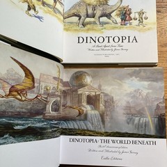 Dinotopia James Gurney The World Beneath 20th Anniversary Illustrated Lot HB/DJ