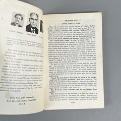 Vintage 1970s God’s Safety Zone John E Douglas Christian Faith Healing Booklet