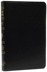 ESV Classic Reference Bible, Premium Bonded Leather, Black, Red Letter Text Eng
