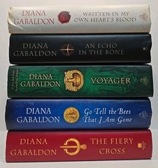Hardcover HCDJ Outlander Series Lot of 5 Diana Gabaldon Historical Romance