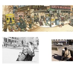 Dongho Kim’s New York Sketch Collection Book Space Drawing 2020