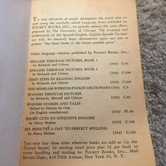 The University of Chicago Spanish-English Dictionary Castillo Bond 1959 Edition