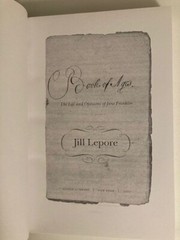 Book of Ages by Jill Lepore (2013). Advance Uncorrected Proof (ARC)