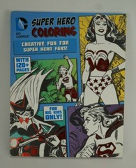 Adult DC Comics Super Hero Coloring Book For Big Kids