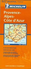 Michelin Map of Provence-Alps-French Riviera, France, Michelin Map #527