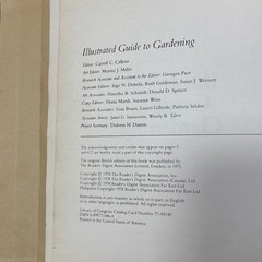 Readers Digest Illustrated Guide to Gardening , 1978, hardcover, 672 pages