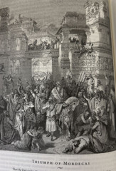 ❤️THE HOLY BIBLE King James Version Gustave Dore illustrated Leather Bound NEW