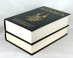 NECRONOMICON & ELDRITCH TALES of H.P. Lovecraft Set of 2 Deluxe Leather Classics