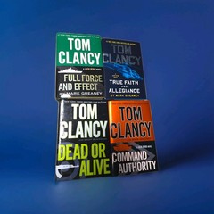 Tom Clancy lot 8 Books Hardcover Dust Jacket Mixed Titles & Years