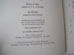 The Battle of Trafalgar by Geoffrey Bennet Hardcover 1978 Naval Institute Press