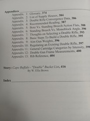 New- „Building Double Rifles on Shotgun Actions” by W. Ellis Brown – 3rd Edition