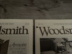 VINTAGE LOT OF 15 ISSUES WOODSMITH NOTES FROM THE SHOP WOODWORKING #61-75