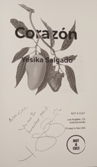 CORAZON by Yesika Salgado (2017, Pb 1st Ed) * SIGNED * FREE SHIPPING *