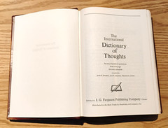 International Dictionary of Thoughts by Bradley Faux Leather HC Ferguson 1969
