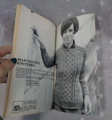 KNITTING DICTIONARY ~ 800 Stitches Patterns ~ 1963 Mon Tricot PB ~ 152 pages