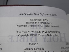NKJV Ultrathin Reference Bible, Brown/Pink LeatherTouch with Magnetic Flap