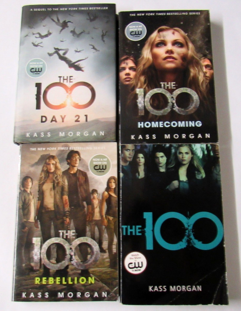 The 100 Kass Morgan Book set Lot of 4 Books- free ship