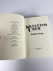 Skeleton Crew (Hardcover) by Stephen King – 1985 Putnam