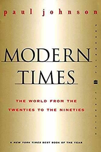 Modern Times Revised Edition: The World – Paperback, by Johnson Paul – Very Good